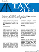 Tax Alert - Oct 2014